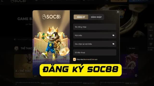 Hướng dẫn đăng ký tài khoản tại SOC88 chỉ trong 3 bước